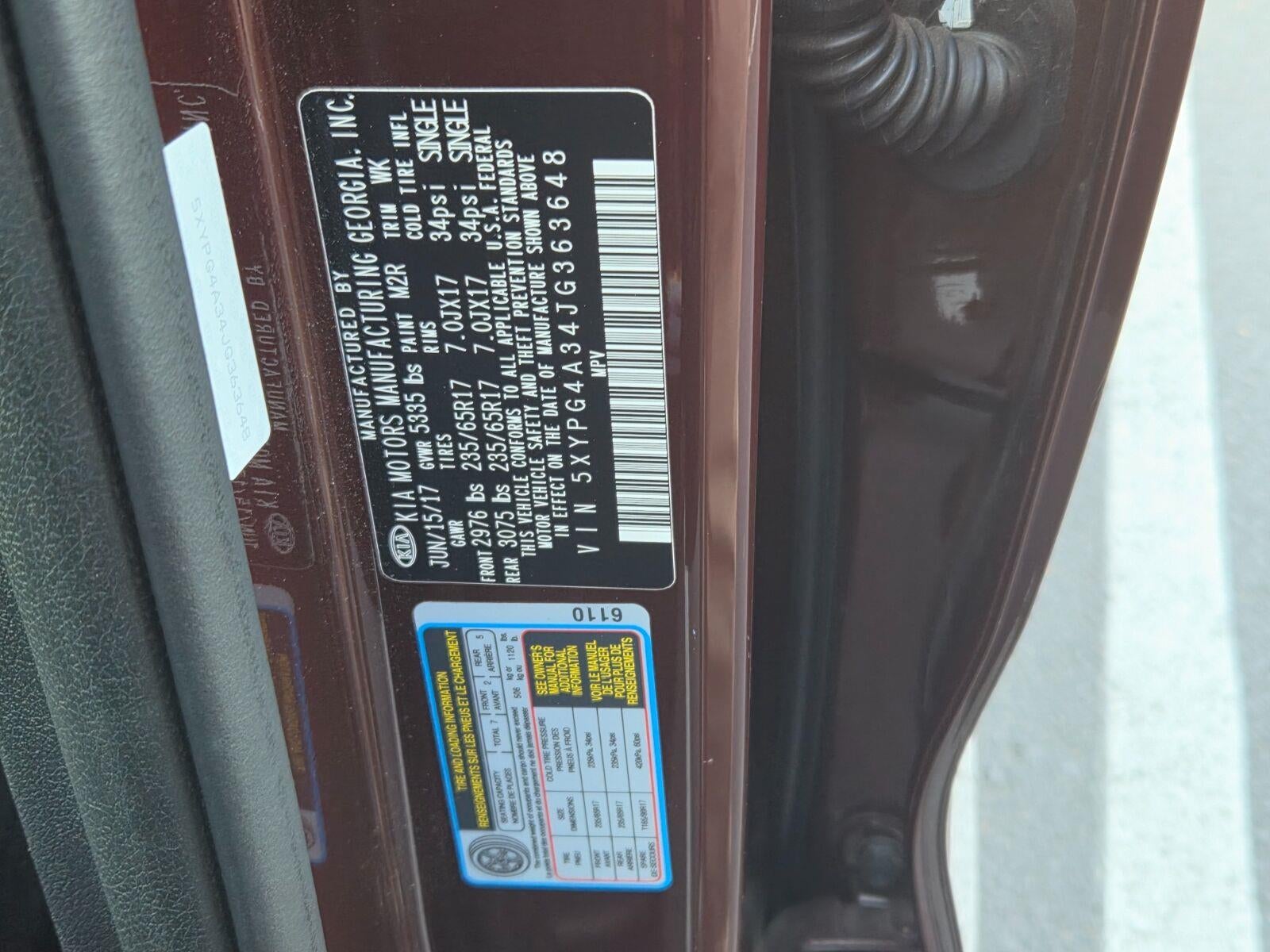 2018 Kia Sorento LX