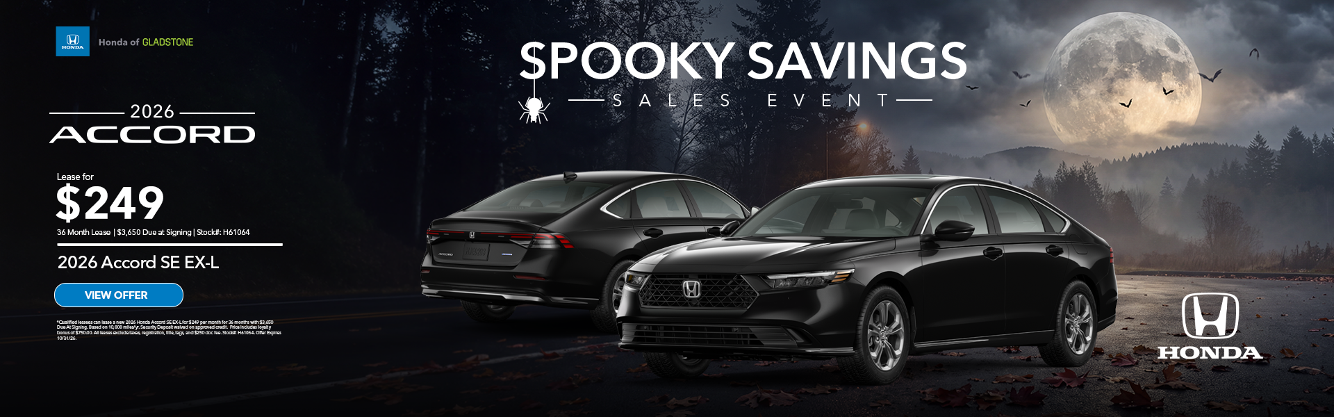 Spooky Savings