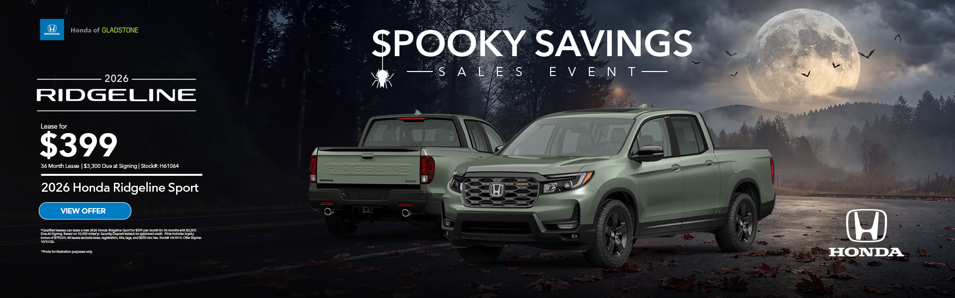 Spooky Savings