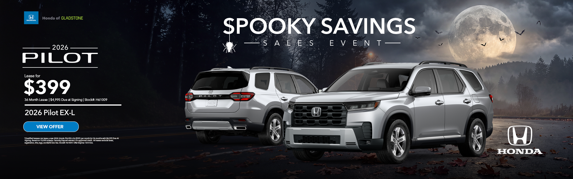 Spooky Savings