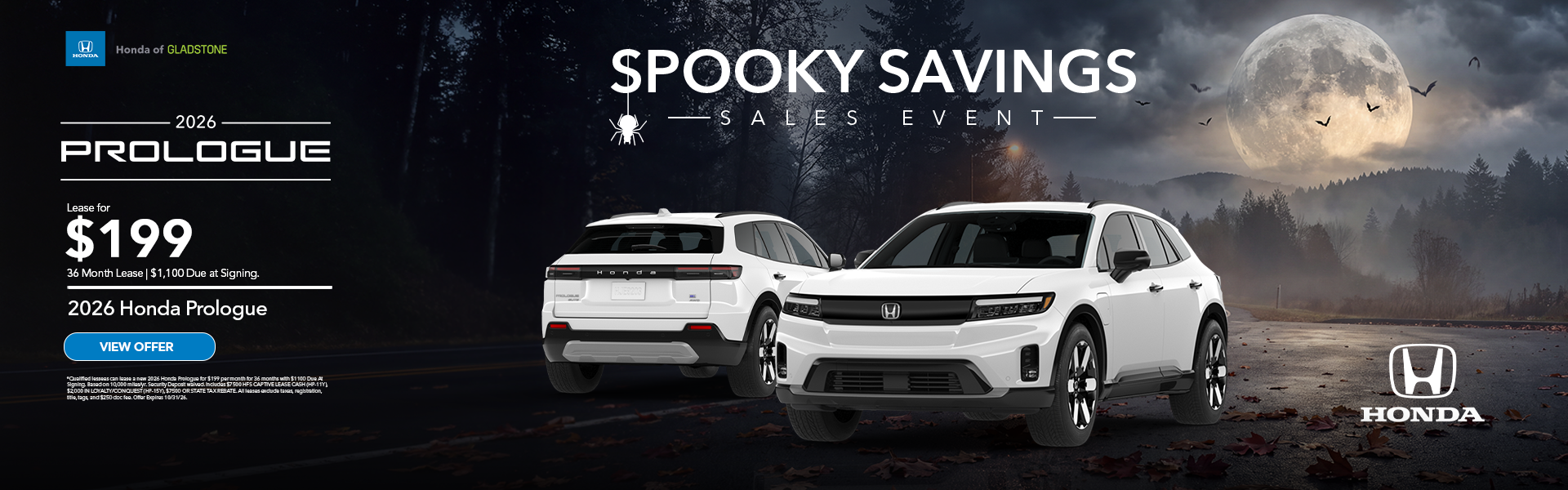 Spooky Savings